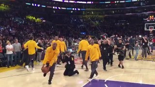 Kobe Bryant SloMo Warm Up Before Final Game [upl. by Ferullo]