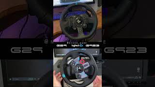 Logitech G923 vs Logitech G29 logitech thrustmaster fanatec moza pxn [upl. by Junna359]