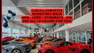 Ciocca Corvette Inventory Walk  Corvette Takeover Date  Meet The Ciocca Corvette Team [upl. by Eras565]