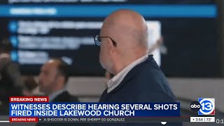 BREAKING Shots fired during Sunday service at Lakewood Church in Texas [upl. by Donni]