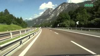 Von Österreich nach Italien über die A10 A2 A23 [upl. by Yelahc]