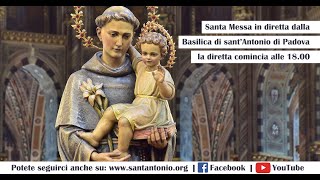 Santa Messa in diretta dalla Basilica del Santo a Padova [upl. by Sekyere]