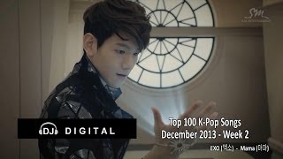 Top 100 KPop Songs  December 2013 Week 2 [upl. by Bunnie]