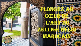 Plongez au cœur de lart du Zellige Beldi marocain [upl. by Dannica90]