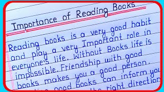 essay on Importance of Reading Books in english  Importance of Reading Books essay in english [upl. by Renee]