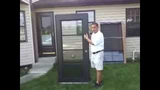 Sunspace Of Central Ohio WeatherMaster Door Demo [upl. by Junette]