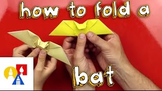 How To Fold An Origami Bat [upl. by Comfort636]