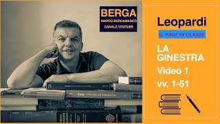 Leopardi La ginestra  VIDEO 1 [upl. by Ived]