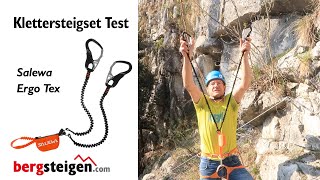 Klettersteigset Test Salewa Ergo Tex bergsteigencom [upl. by Ordway495]