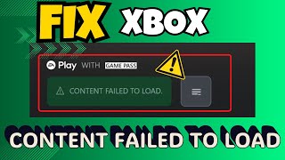 Content failed to load Xbox app Fix [upl. by Shiff285]