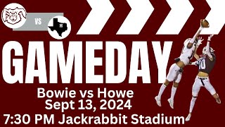 Bowie Jackrabbits vs Howe Bulldogs Football Game [upl. by Nogem]