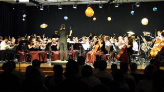 Siyahamba performed by Crownover Middle School Full Orchestra [upl. by Arrakat]