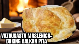 MASLENICA Easy Balkan Pita Making Tutorial NAJBOLJA MASLENICA [upl. by Aznofla545]