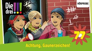 Die drei   Folge 77 Achtung Gaunerzeichen  Hörspiel [upl. by Malliw]