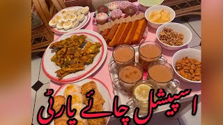 Special Tea Party idea  Pakistani Tea Party  Asian snacks [upl. by Godderd628]