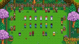 Stardew Valley Flower Dance Event First Year [upl. by Duky910]