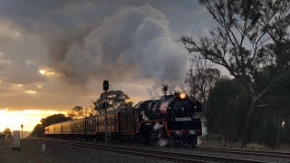 Steamrail Victoria’s Eureka Express with R761 [upl. by Lemieux]