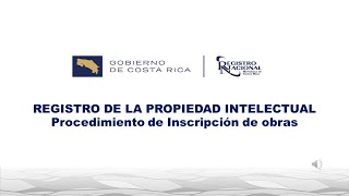 Procedimiento de inscripción de obras del Registro de Propiedad Intelectual [upl. by Snapp929]