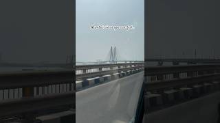 Bandra worli sea link bridge  Mumbai must see  India 🇮🇳 views subscribe [upl. by Sakiv]