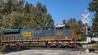 M492 at Firetower Rd with CSX 3120 Leading [upl. by Animsaj]