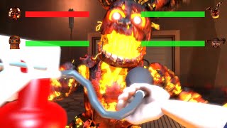 FNAF Counter Jumpscares WITH Heatwave Animatronics Healthbars [upl. by Arikahs340]