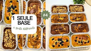 Comment faire dune Seule Pâte à Cake Plusieurs goûts 😉😮👍 [upl. by Martina541]