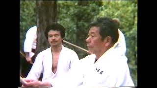 Rare Saito Sensei COLOUR FILM QUALITY footage 1985 [upl. by Otrebireh]