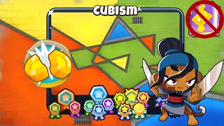 Cubism Half Cash Guide  No Monkey Knowledge  BTD 6 2023 Updated [upl. by Nomled]