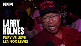 Larry Holmes On FuryUsyk Lennox Lewis Ability amp Current Era [upl. by Ahseyi]