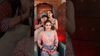 Kaisi lg rhi hu💁🏻‍♀️ bridalmakeup bridallehenga makeup gimaashi parulgarg [upl. by Ayad]