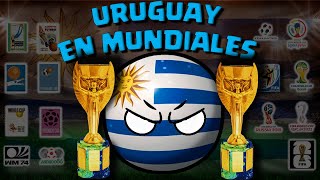 La historia de URUGUAY el primer CAMPEÓN MUNDIAL 19302022 COUNTRYBALL [upl. by Yerd905]