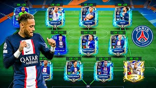 I Made Best Ever PSG Paris SaintGermain Squad We Got Messi Neymar Mbappe FIFA Mobile 23 [upl. by Falda]