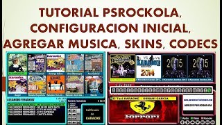 Tutorial PsRockola  Configuración Instalación de Codecs Skins [upl. by Ainola691]