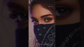 Arabic Girl Attitude Status  Tamally Habibi Song  Arabic Song  Full Screen WhatsApp Statushabibi [upl. by Ainahtan]