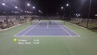 Combined 90 div  Nissan Titans vs Spin Doctors 10032024  Guam tennis [upl. by Naples]