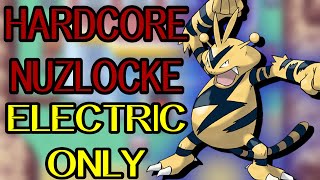 Pokémon FireRed Hardcore Nuzlocke  Electric Types Only NO ITEMS [upl. by Etteb]