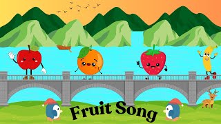 Fruit Song for Kids  Fun and Educational  Learn Fruits with Music KuchiKuWonderWorld [upl. by Menon]