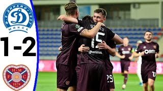 Dinamo Minsk vs Hearts 12 Yan Dhanda Goal All Goals and Extended Highlights [upl. by Ninazan98]