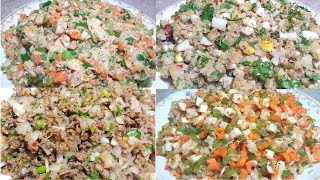 4 Samosa Filling RecipeRamzan Food Preparationfillings anday aloo chicken veg vegetarian qeema [upl. by Rovert]