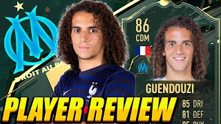 CHEAP GULLIT 🤑 86 WINTER WILDCARD GUENDOUZI PLAYER REVIEW THE BEST CDM IN FIFA 22 KANTE BETTER [upl. by Lebbie]