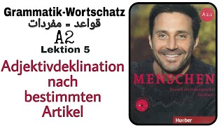 قواعد ومفردات Menschen A2 Lektion 5 [upl. by Kelli]