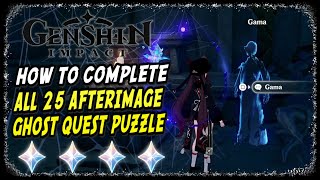 Enkanomiya All Afterimage  Ghost Quest Puzzle Guide  Genshin Impact [upl. by Freed]