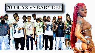 20 MEN VS 1 RAPPER BABYDEE [upl. by Breech795]