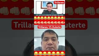 Trillanes vs Duterte naman ngayon😂 ano po Ang masasabi ninyo😂😂😂 viral duterte marcos shorts [upl. by Ecnaled]