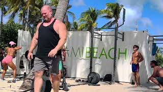 Watch Muscle Beach in Miami Lummus Park Walking Video November 2023 [upl. by Averi]