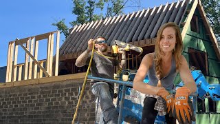 Building on Concrete Block Walls  Complete Subfloor  Framing [upl. by Seymour742]