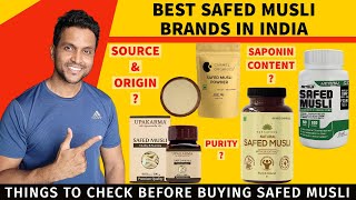 Best Safed Musli Brands in India Detail Review of Powder Tablets and Capsules [upl. by Hester]