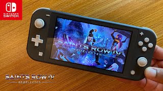 Saints Row 4 Nintendo Switch Lite Gameplay [upl. by Gnuoy]