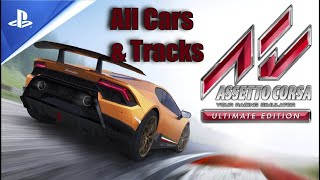 Assetto Corsa Ultimate Edition PS4  All Cars and Tracks [upl. by Martella]