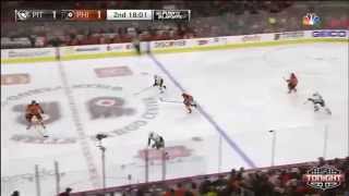 Game 79 Philadelphia Flyers vs Pittsburgh Penguins 05 april 2015 [upl. by Bedwell]